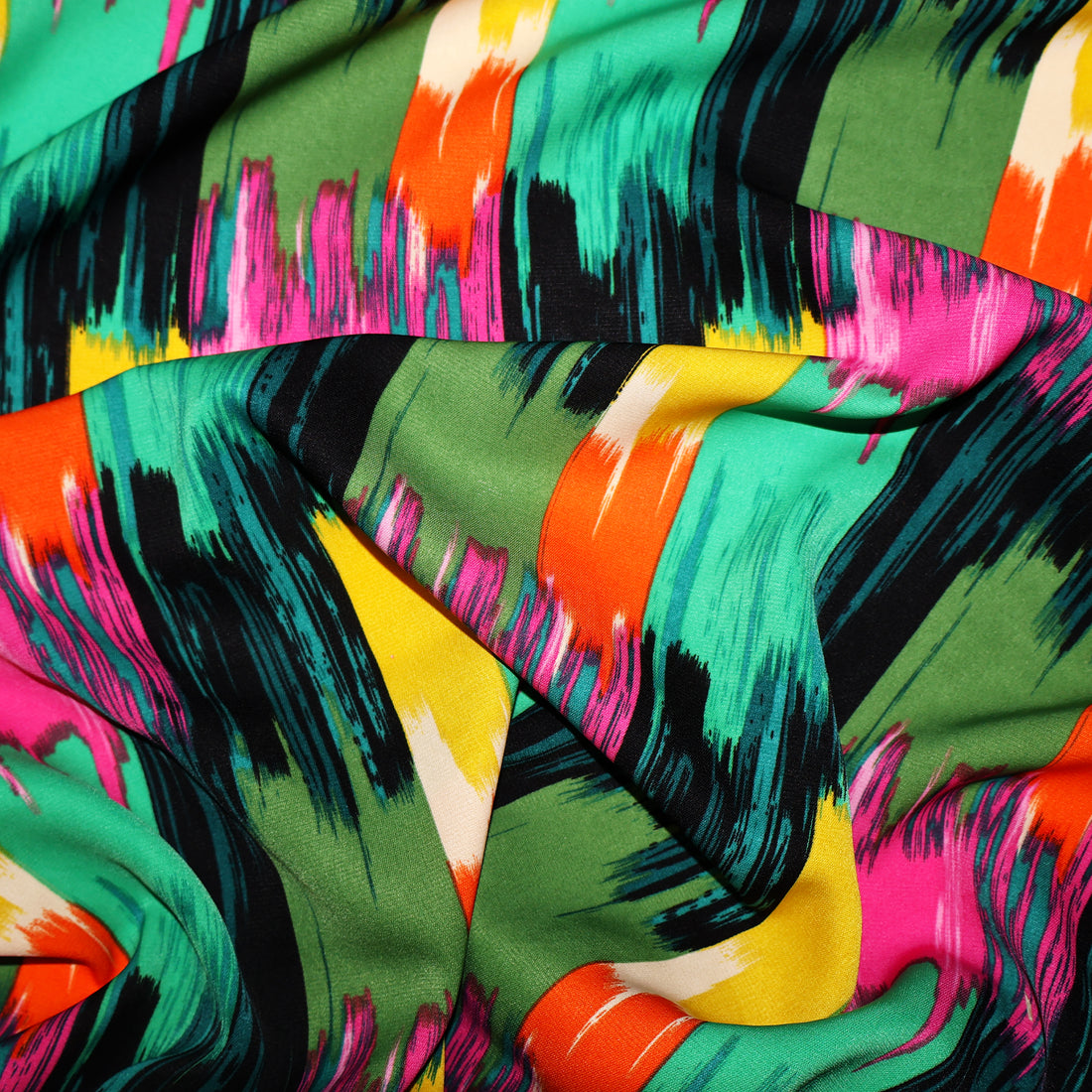 Printed Chiffon - Miami Warp - 150cm