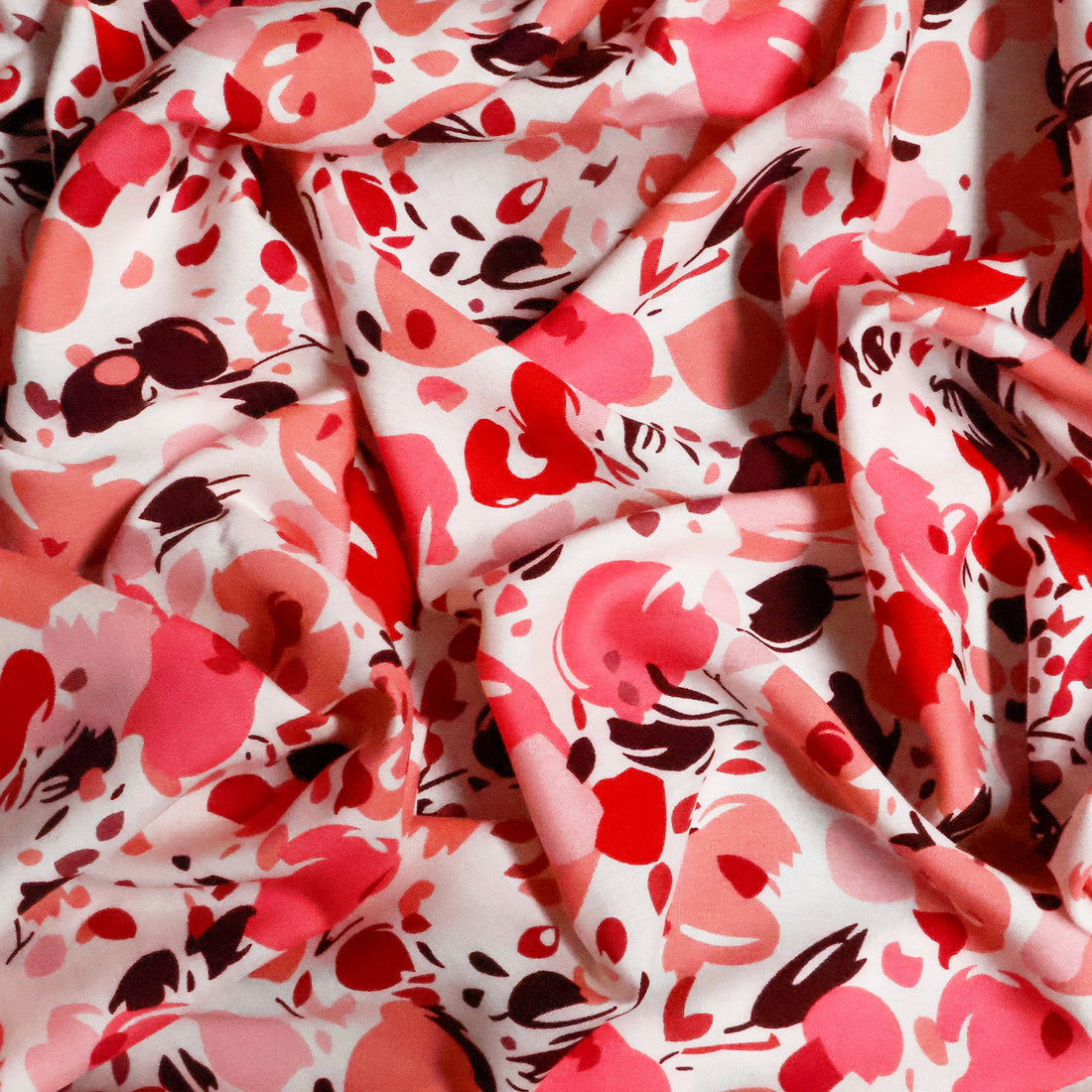 Designer Rayon - Willow Bloom Pink - 145cm