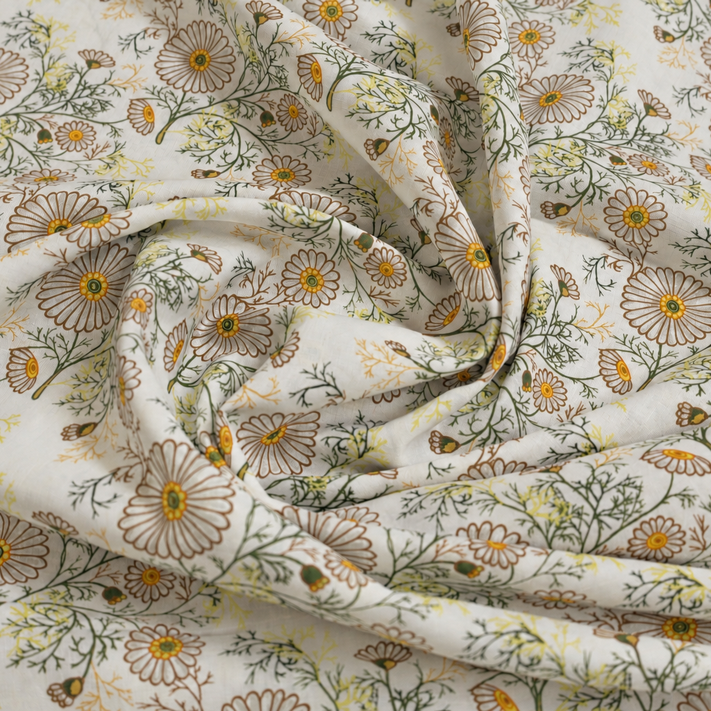 Printed Cotton - Chamomile - 145cm