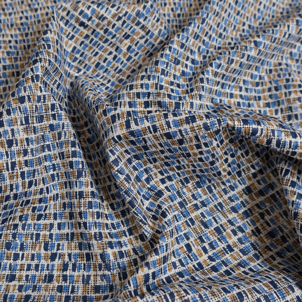 Printed Cotton - Indigo- 145cm