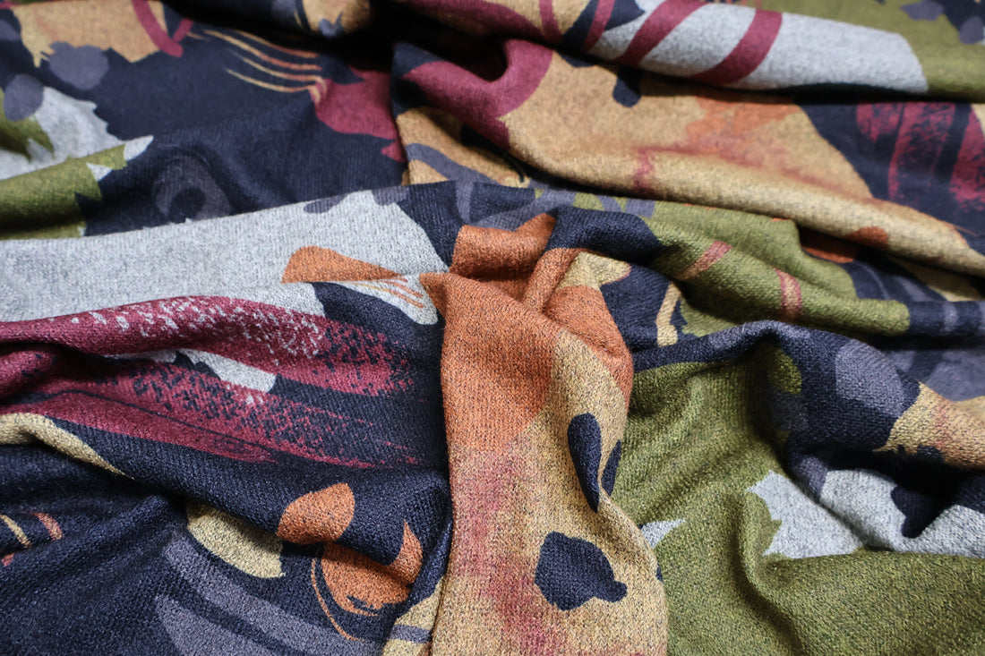 Printed Knit - Mapel - 150cm