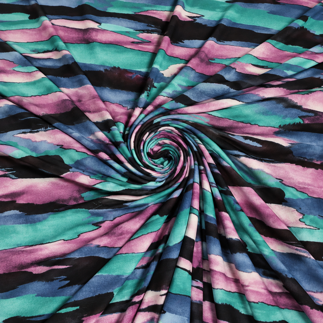 Printed Lycra - Lava Purple - 150cm