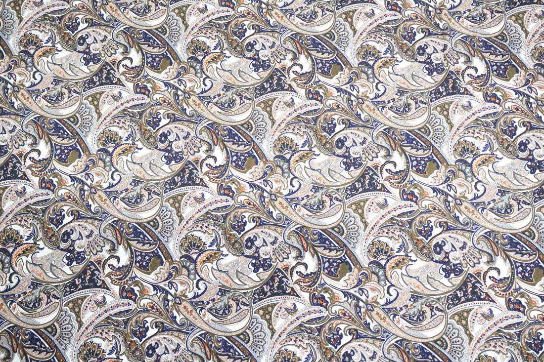 Printed Lycra - Paisley - 150cm